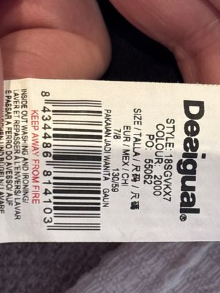 Vestido Desigual Negro Multicolor