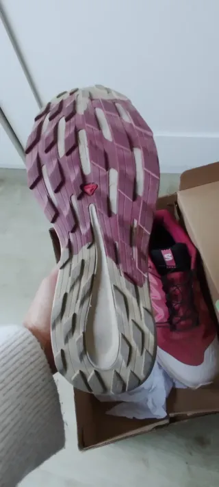 Zapatillas Salomon Pulsar Trail W Rosa/Blanco