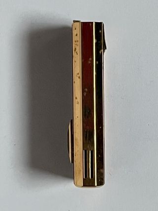 Accendino Ronson Vintage Oro Nero Rosso (s)