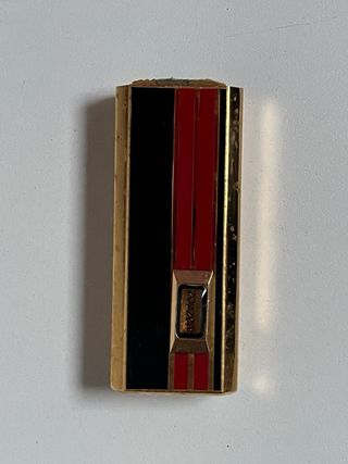 Accendino Ronson Vintage Oro Nero Rosso (s)