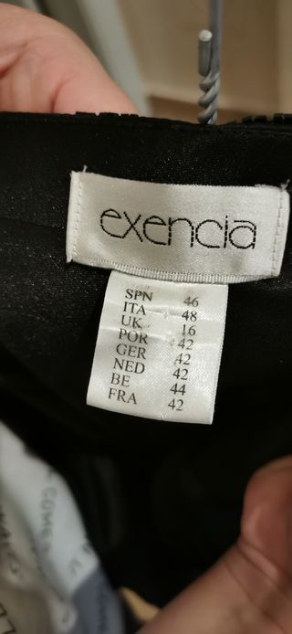 Abito lungo Exencia con stampa animalier