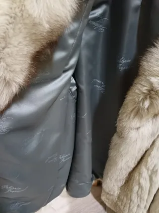 Chaquetón Piel Zorro Blanco Peletaria Imperial