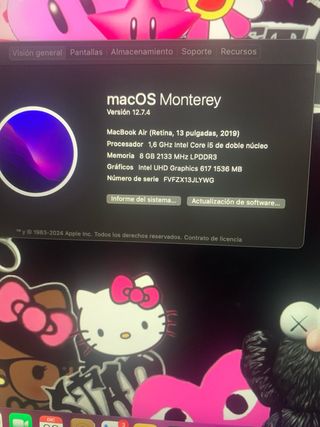 Macbook Air 2019 color plata