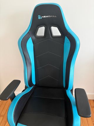 Silla Gamer Newskill Cuero Azul