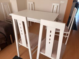 Mesa comedor extensible + 6 sillas
