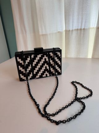 Bolso Clutch Zara 100% Piel