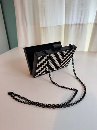 Bolso Clutch Zara 100% Piel
