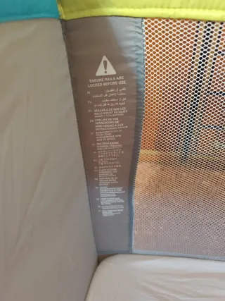 Cuna de viaje plegable