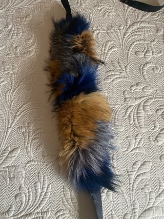 Cuello de pelo Purificación García multicolor