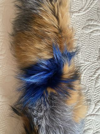 Cuello de pelo Purificación García multicolor