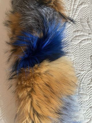 Cuello de pelo Purificación García multicolor