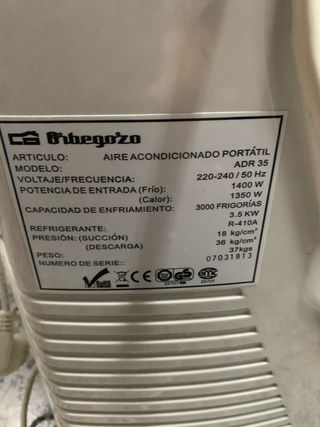 Aire Acondicionado Portátil Obregozo