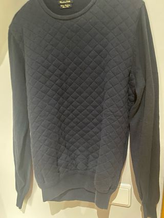 Sudadera Massimo Dutti Hombre Azul. Talla M