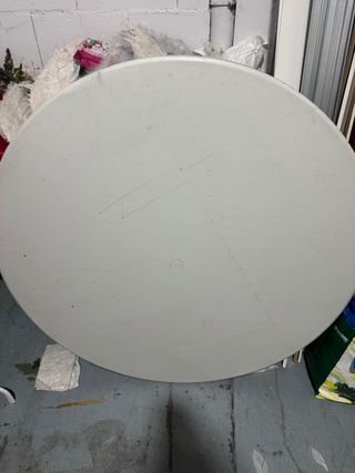 Mesa redonda plegable para bodas Alquiler