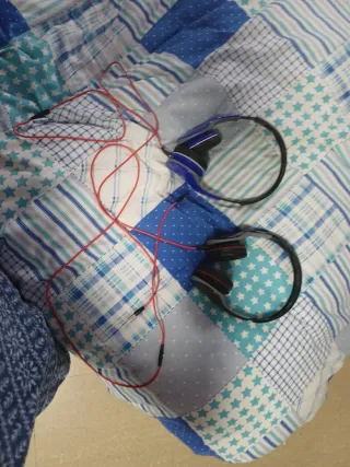 Pack de 2 cascos azules y negros