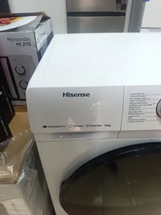 Lavadora Hisense Blanca