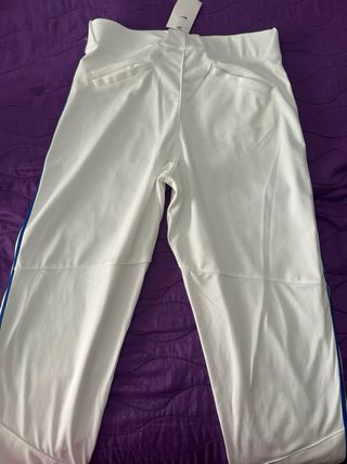 Pantalones de béisbol Nike blancos con detalles az