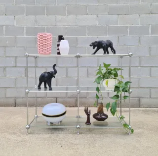 Estantería modular estilo SPUTNIK. Space Age 70s.