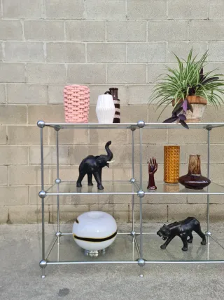 Estantería modular estilo SPUTNIK. Space Age 70s.