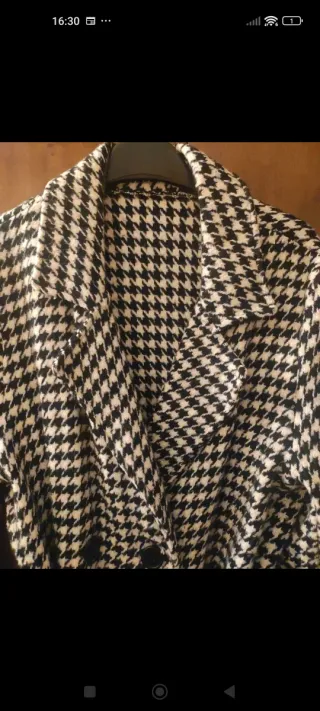 Cappotto SARTORIA ITALIANA Pied de Poule Tg L