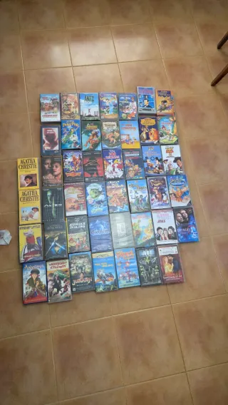 Reproductor VHS Samsung + Lote Películas