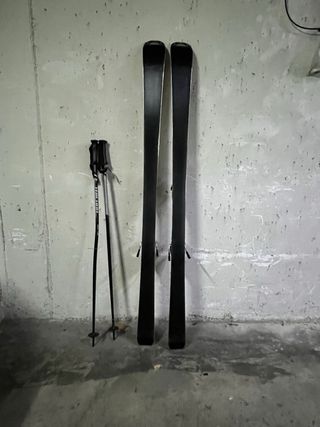 Esquís Rossignol Zethys ZTS con bastones