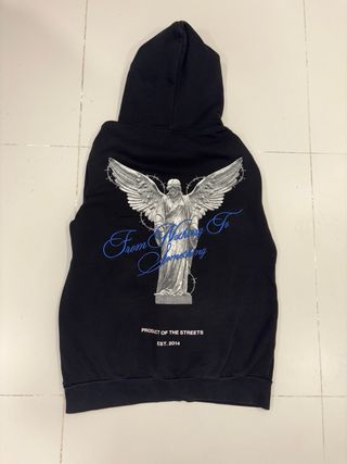 Sudadera Hoodrich Negra Nueva Jd Hombre Capucha