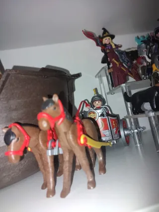 Playmobil Figuras y Carro