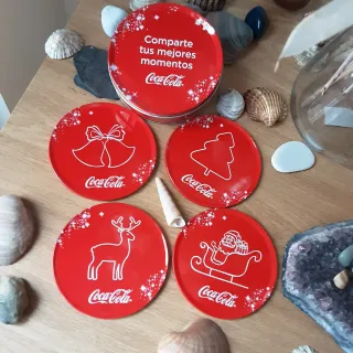 Set Posavasos Coca Cola Navidad