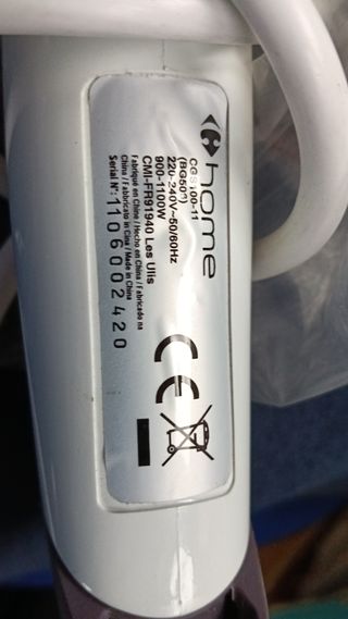 Plancha Vertical Vapor Carrefour Nueva