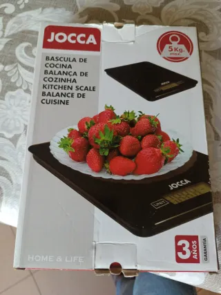 Báscula Cocina JOCCA Negra Max 5kg