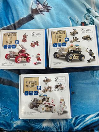 Lote 3 Juguetes Madera My Wooden