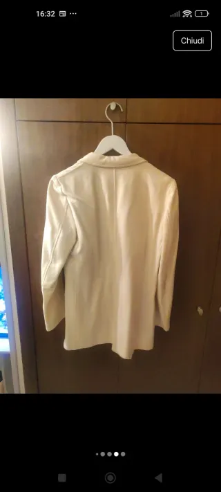 Giacca donna NAVYBLU doppio petto beige