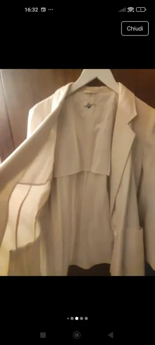 Giacca donna NAVYBLU doppio petto beige