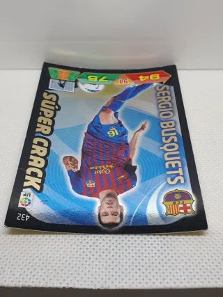 ⚽️ CROMO DE FUTBOL SERGIO BUSQUETS SUPER CRACK