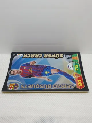 ⚽️ CROMO DE FUTBOL SERGIO BUSQUETS SUPER CRACK