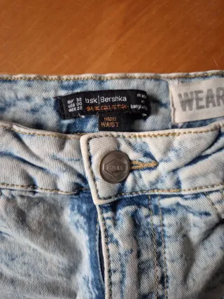 Bershka Shorts Vaqueros Lavados