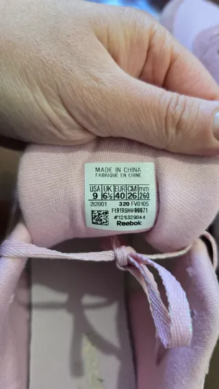 Zapatillas Reebok rosas talla 40