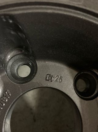 LLANTAS MERCEDES BORBET A 18” DOBLE MEDIDA