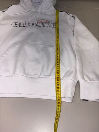 Sudadera Ellesse Blanca Retro Hombre