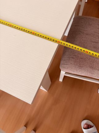 Mesa comedor + 6 sillas madera