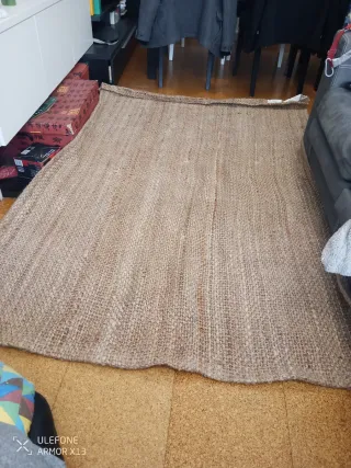 Alfombra Ikea Beige/Marrón Tejido Yute