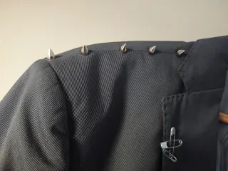 Blazer Punk Customizado Manifesto Político