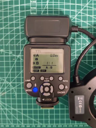 Flash Anular K&F Concept KF-150 para Canon