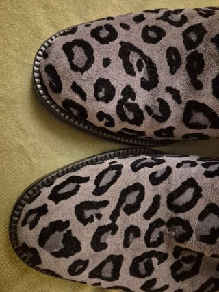Botines Castañer T37 leopardo