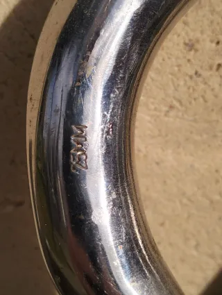 2 Grilletes Acero Inoxidable 6 Toneladas