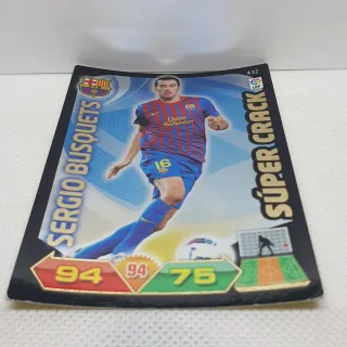 ⚽️ CROMO DE FUTBOL SERGIO BUSQUETS SUPERCRACK 2011