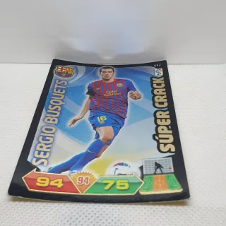⚽️ CROMO DE FUTBOL SERGIO BUSQUETS SUPERCRACK 2011