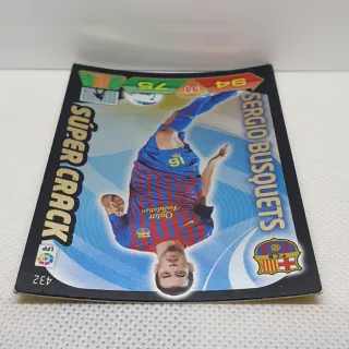 ⚽️ CROMO DE FUTBOL SERGIO BUSQUETS SUPERCRACK 2011