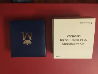 Moneda Plata 10€ XXV Aniversario Constitución Espa